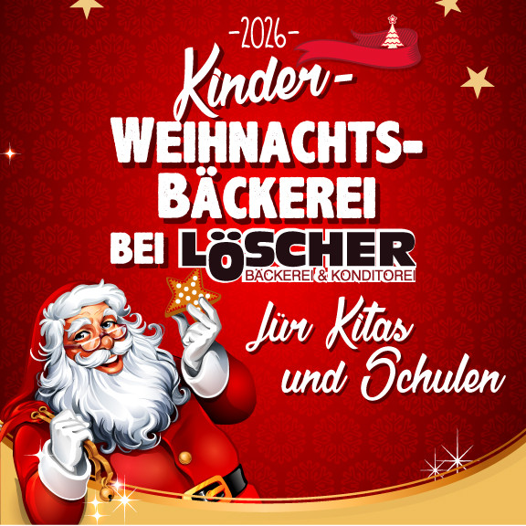 Weihnachtsbäckerei 2026 für Kitas und Schulen
