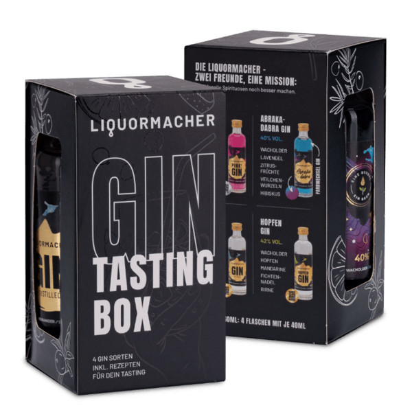 LiquorMacher Gin Tasting Box 4×40 ML