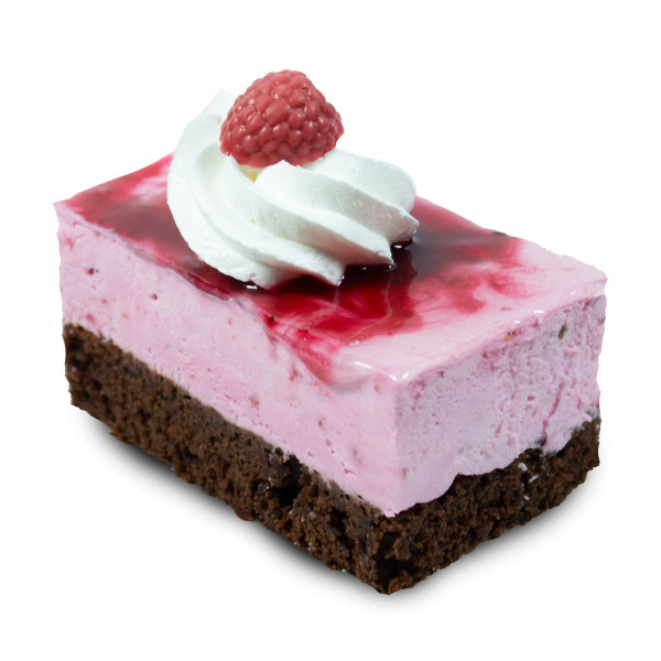 Himbeer-Brownie-Sahneschnitte