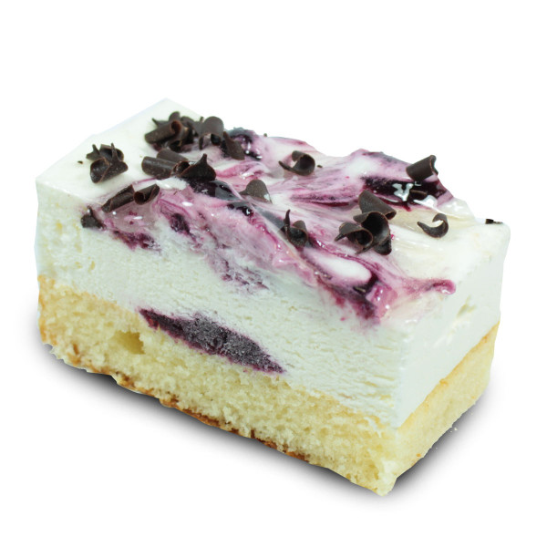 Blaubeer-Mascarpone-Sahneschnitte