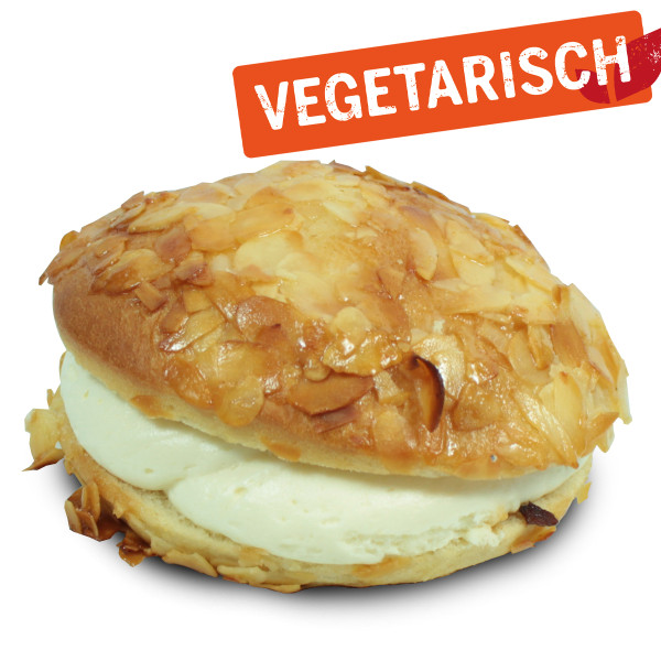 Bienenstich-Sandwich mit Pflaumenmus